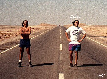 Yo y Daniel.- Viaje al Norte